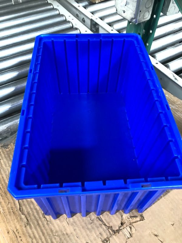 Photo 3 of Divider Box, Blue, Industrial Grade Polymer, 16 1/2 in L, 10 7/8 in W, 6 in H
