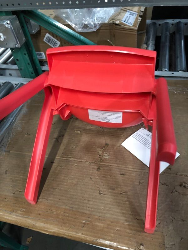 Photo 4 of Flash Furniture Plastic Stackable School Chair Red