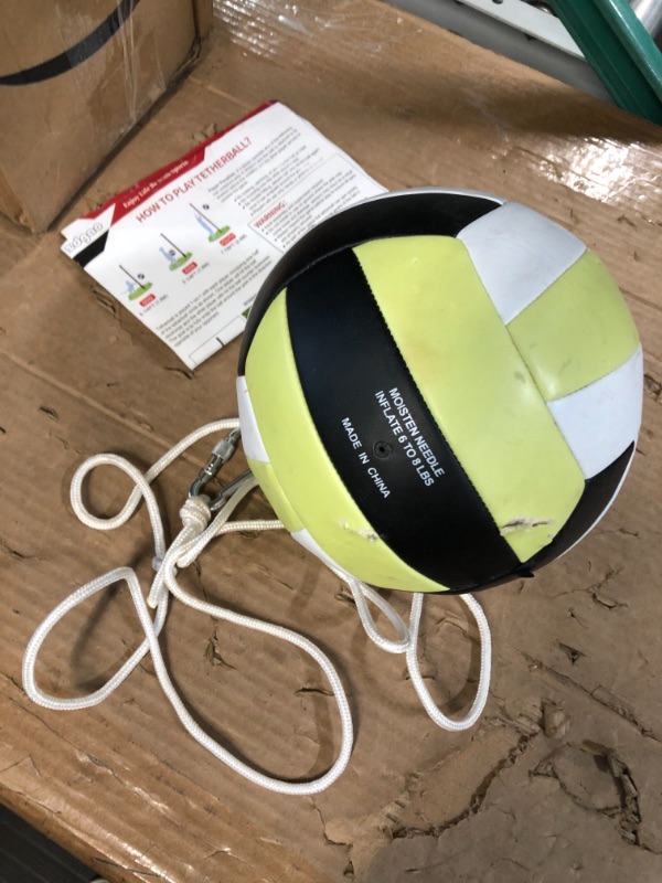 Photo 3 of ***FOR PARTS ONLY*******READ NOTES
SGSPORT Portable Tetherball Set with Tetherball Ball, Rope and Pole, Heavy Duty Tetherball Pole Set for Family Fun, Outdoor Game Fun for Backyard, Lawn, Sand and Beach Tetherball set with glow in dark and classic tetherb