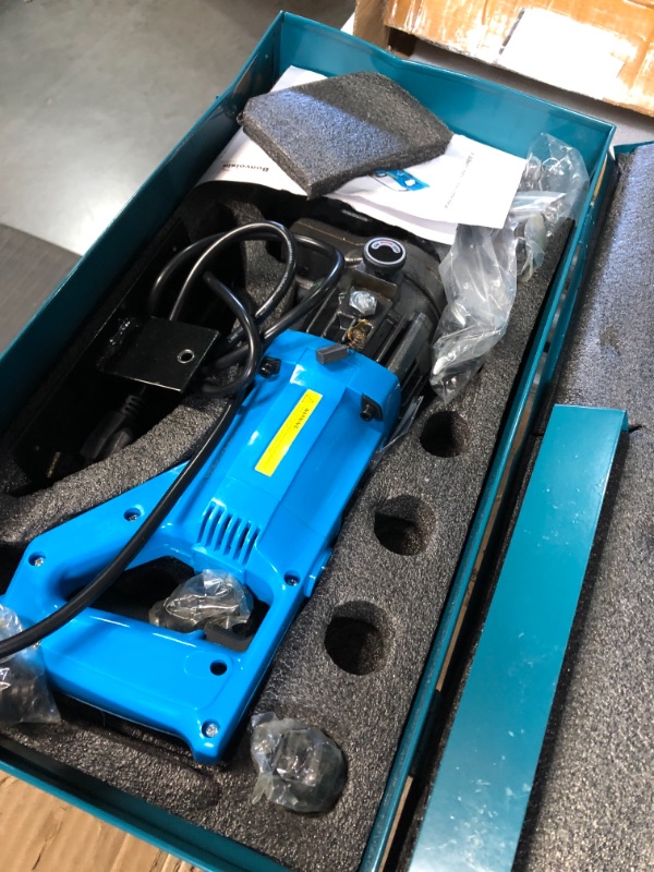 Photo 10 of ***FOR PARTS ONLY****READ NOTES
Bonvoisin Electric Hydraulic Hole Puncher ?1/4"-4/5" 1200W Punching Machine 110V Metal Hole Punch with Carbon Brush 5 Dies for Iron Copper Aluminum Plate Angle Steel