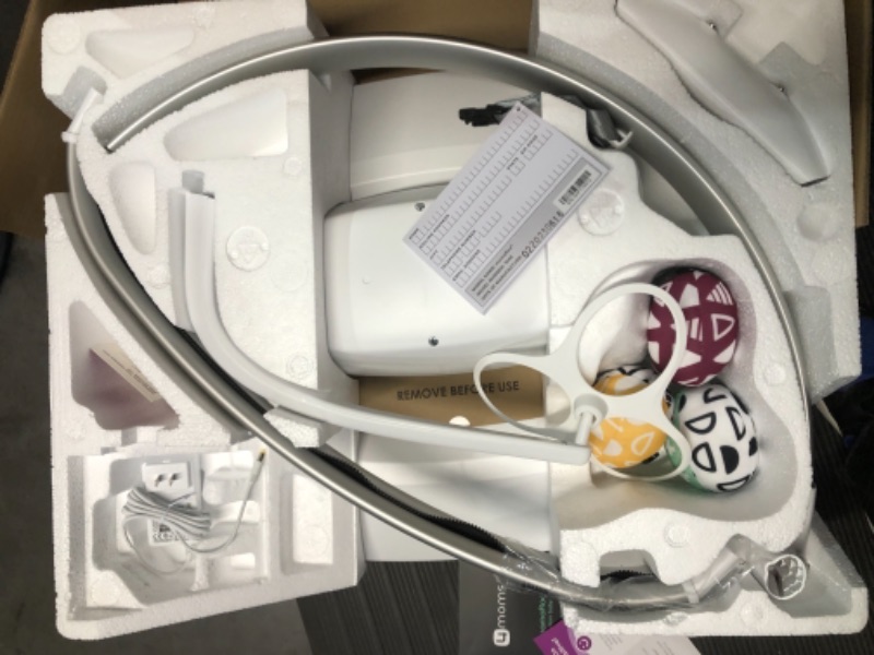 Photo 6 of 4moms MamaRoo Multi-Motion Baby Swing, Bluetooth Baby Swing with 5 Unique Motions, Grey