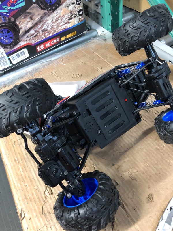 Photo 5 of **PARTS ONLY-SEE COMMENTS**
DE60 Large 1:8 Scale Upgraded RC Cars Remote Control Car, 2.4Ghz 4WD Rock Crawler Toy, 2 Batteries for 80 Min Play
