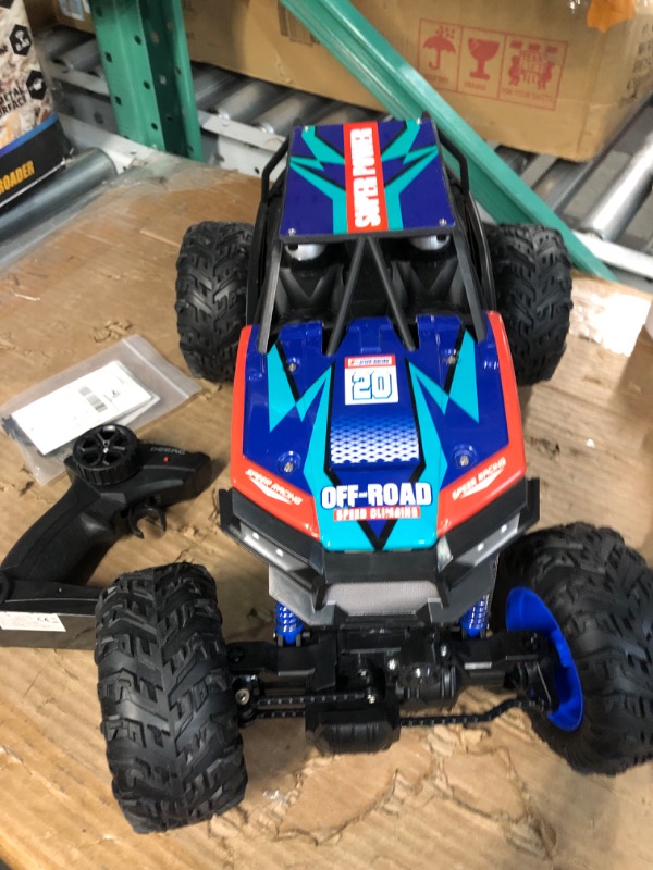 Photo 3 of **PARTS ONLY-SEE COMMENTS**
DE60 Large 1:8 Scale Upgraded RC Cars Remote Control Car, 2.4Ghz 4WD Rock Crawler Toy, 2 Batteries for 80 Min Play
