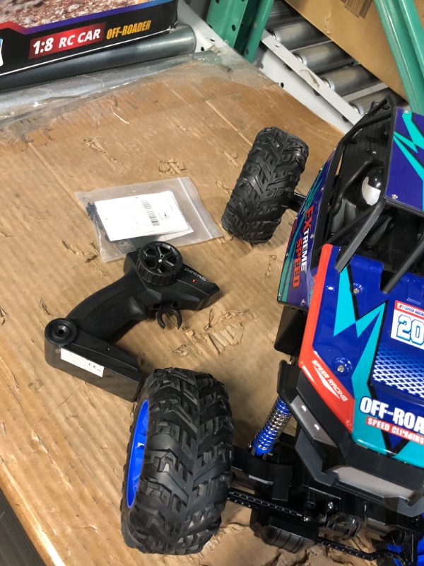 Photo 7 of **PARTS ONLY-SEE COMMENTS**
DE60 Large 1:8 Scale Upgraded RC Cars Remote Control Car, 2.4Ghz 4WD Rock Crawler Toy, 2 Batteries for 80 Min Play
