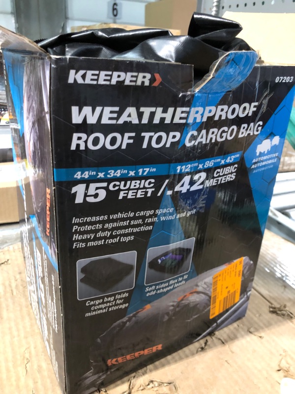 Photo 4 of Keeper - Waterproof Rooftop Cargo Bag, 15 Cubic Feet Standard Packaging