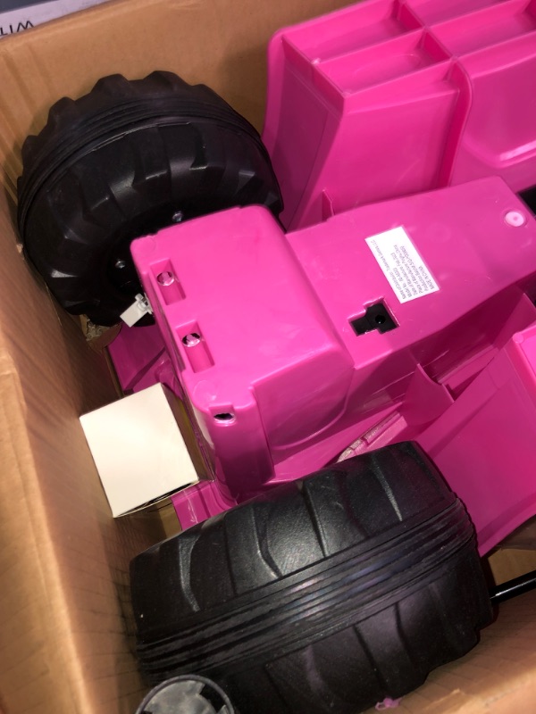 Photo 2 of ***UNABLE TO TEST - UNKNOWN IF ALL PARTS ARE INCLUDED***
Four Wheeler for Kids – Battery Powered Electric Quad - Pink and Purple