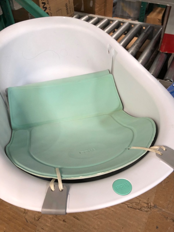 Photo 4 of 4-in-1 Grow-with-Me Bath Tub by Frida Baby Transforms Infant Bathtub to Toddler Bath Seat with Backrest for Assisted Sitting in Tub