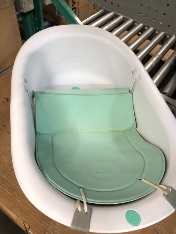 Photo 6 of 4-in-1 Grow-with-Me Bath Tub by Frida Baby Transforms Infant Bathtub to Toddler Bath Seat with Backrest for Assisted Sitting in Tub