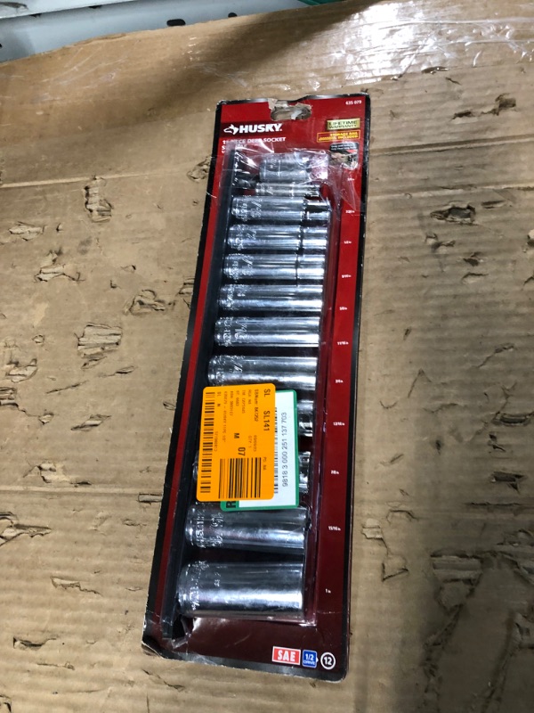 Photo 4 of 1/2 in. Drive SAE Deep Socket Set (11-Piece)