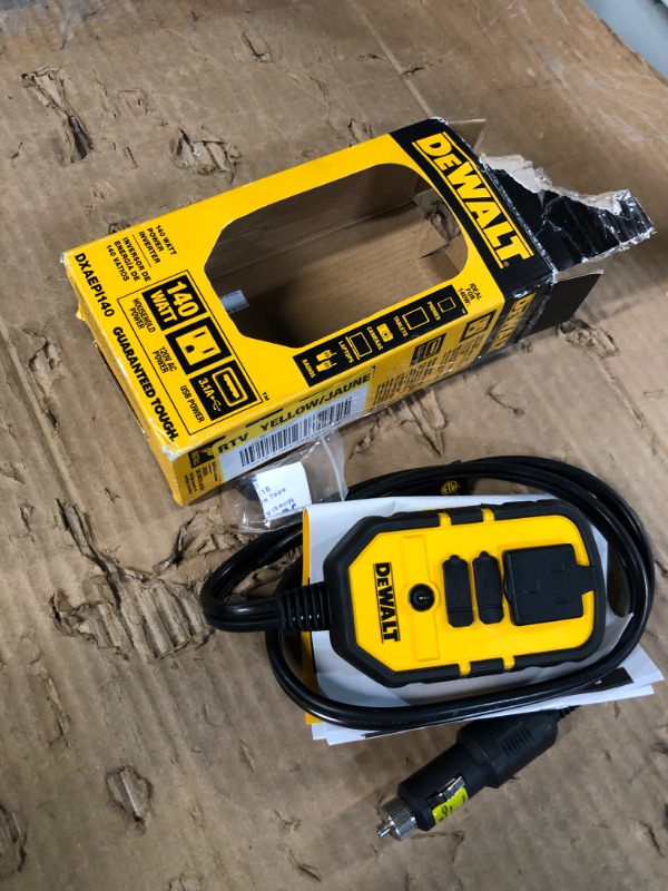 Photo 2 of DeWalt Power Inverter Dxaepi140