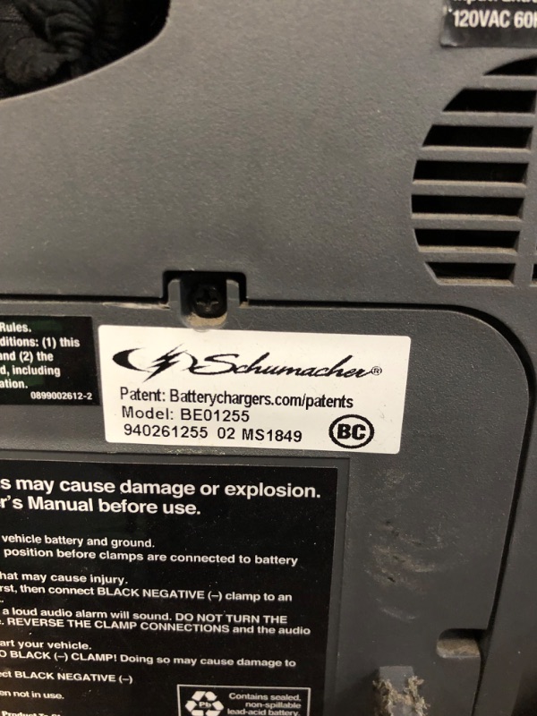 Photo 5 of ***read notes***
Rechargeable AGM Jump Starter for Gas, Diesel Vehicles - 1200A with Air Compressor and 12V USB/AC Power Station to Charge Phones, Accessories