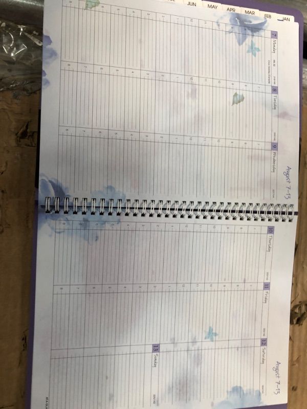 Photo 4 of AT-A-GLANCE 2023 Weekly & Monthly Planner, 8-1/2" x 11", Large, Beautiful Day, Lavender