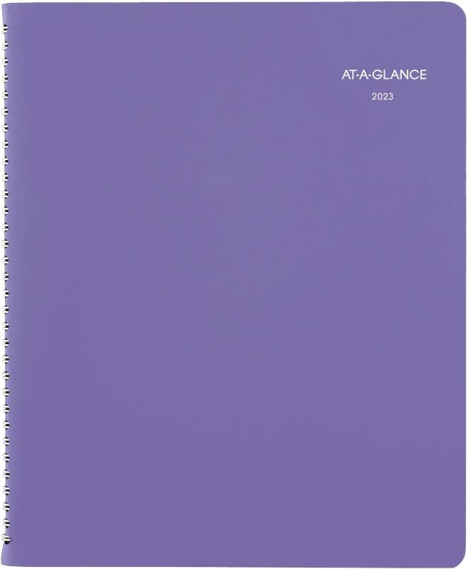 Photo 1 of AT-A-GLANCE 2023 Weekly & Monthly Planner, 8-1/2" x 11", Large, Beautiful Day, Lavender