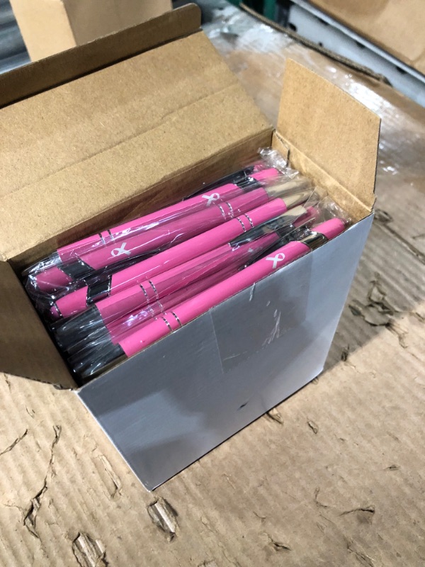 Photo 4 of ***non refundable****
Ctosree 100 Pack Breast Cancer Awareness Pen Pink Ribbon Pens Bulk Ovarian Cancer Awareness Products Childhood Cancer Black Ink Metal Pens for Public Events(Rose Red, Pink Ribbon) Rose Red Pink Ribbon