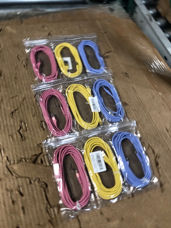 Photo 1 of **non refundable***
iPhone Charger 3Pack 10FT Lightning Cable Fast Charging iPhone Charger Cord (3 pack)