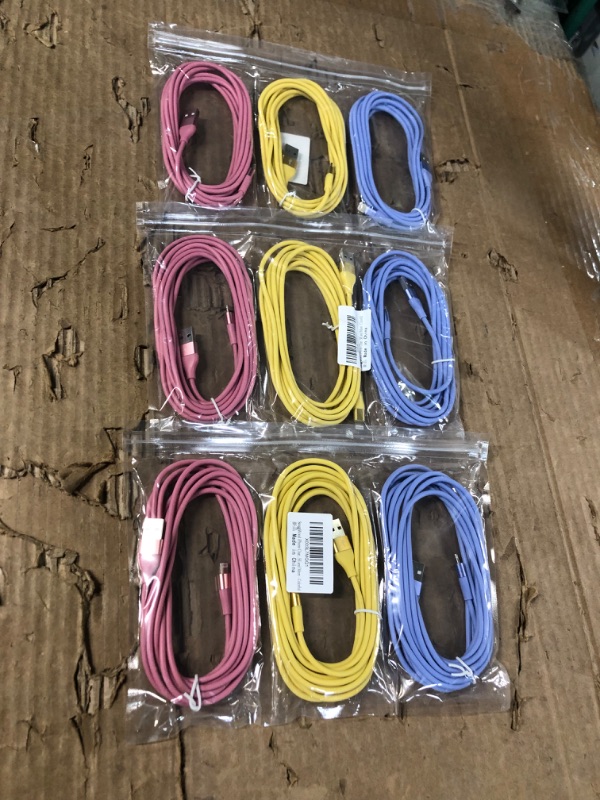 Photo 1 of **non refundable***
iPhone Charger 3Pack 10FT Lightning Cable Fast Charging iPhone Charger Cord (3 pack)