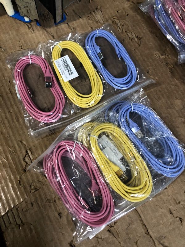 Photo 3 of **non refundable***
iPhone Charger 3Pack 10FT Lightning Cable Fast Charging iPhone Charger Cord (2 pack) (6 cords)