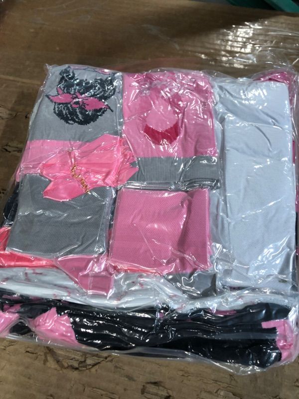 Photo 2 of **non refundable***
Ramede 12 Pairs Breast Cancer Awareness Pink Ribbon Crew Socks and 12 Pairs Wrist Sweat Bands Bulk Items Gift Set 12 Pcs Cancer Awareness Sports Headband 12 Pcs Breast Cancer Survivor Pins for Women