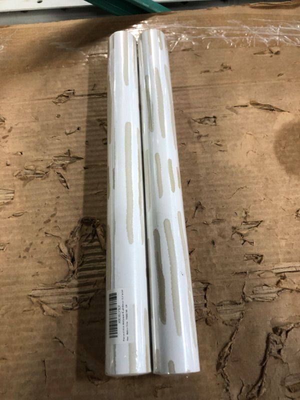 Photo 1 of * see images *
Beige Wallpaper Stripe Peel and Stick Wallpaper 17.7inch x 118.1inch
