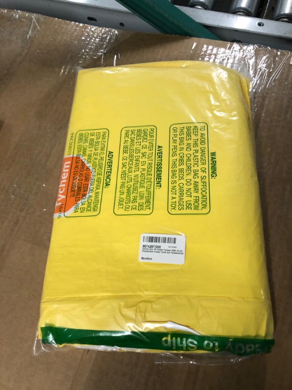 Photo 4 of DuPont Size 2X Yellow Tychem 2000 10 mil Polyethylene Coated Tyvek Bib PantsOveralls