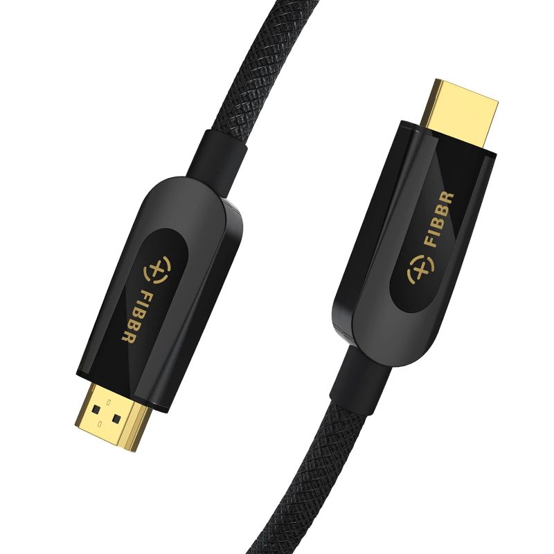 Photo 1 of **NON REFUNDABLE****
FIBBR 8K HDMI Cable10 FT, Certified 48Gbps High Speed Braided HDMI 2.1 Cable 8K@60hz 4K@120hz/144Hz Dynamic HDR eARC HDCP 2.2&2.3 Compatible with HD TV PC Monitor and More (2 pack)