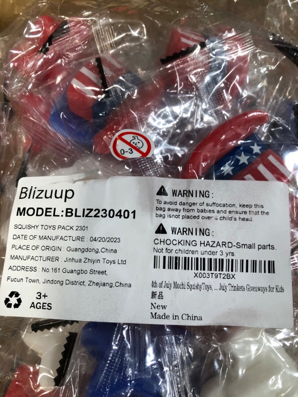 Photo 3 of **non refundable**
Patriotic Mochi Squishy Toys, 30 Pack Red White and Blue Party Favors Supplies, Kids Toys Classroom Prizes Bulk, Parade Favors Gift, Patriotic Trinkets Giveaways for Kids (2 pack)