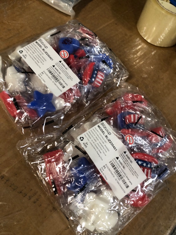 Photo 4 of **non refundable**
Patriotic Mochi Squishy Toys, 30 Pack Red White and Blue Party Favors Supplies, Kids Toys Classroom Prizes Bulk, Parade Favors Gift, Patriotic Trinkets Giveaways for Kids (2 pack)