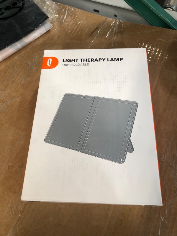 Photo 3 of Light Therapy Lamp, UV-Free 10000Lux LED Therapy Light, Timer Function, Adjustable Brightness Levels, Foldable Stand for a Happy Life