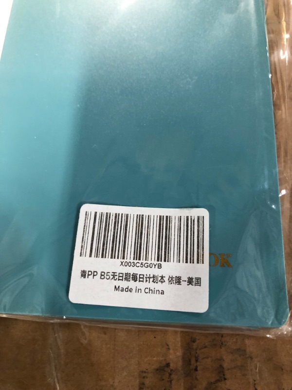 Photo 2 of ***Non refundable****
Daily Weekly Planner Undated, Daily Schedule Planner To Do List Notebook, Monthly Yearly Planner Academic Planner Productivity Journal and Agenda Organizers for Man & Women, Twin-Wire Binding, Flexible Cover, Pocket, Pen Loop,4 Month