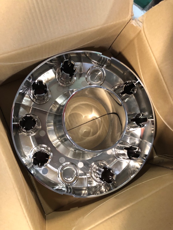 Photo 2 of WEILEITE 19.5 Inch 10-Lug Front Car Wheel Hub Center Caps Compatible with Ford F450 F550 2005-2016 Super Duty Replace 5C3Z1130NA 1pc