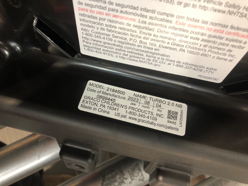 Photo 4 of * used item * 
Graco® TurboBooster® LX Backless Booster with Affix Latch | Backless Booster Seat for Big Kids Transitioning to Vehicle Seat Belt