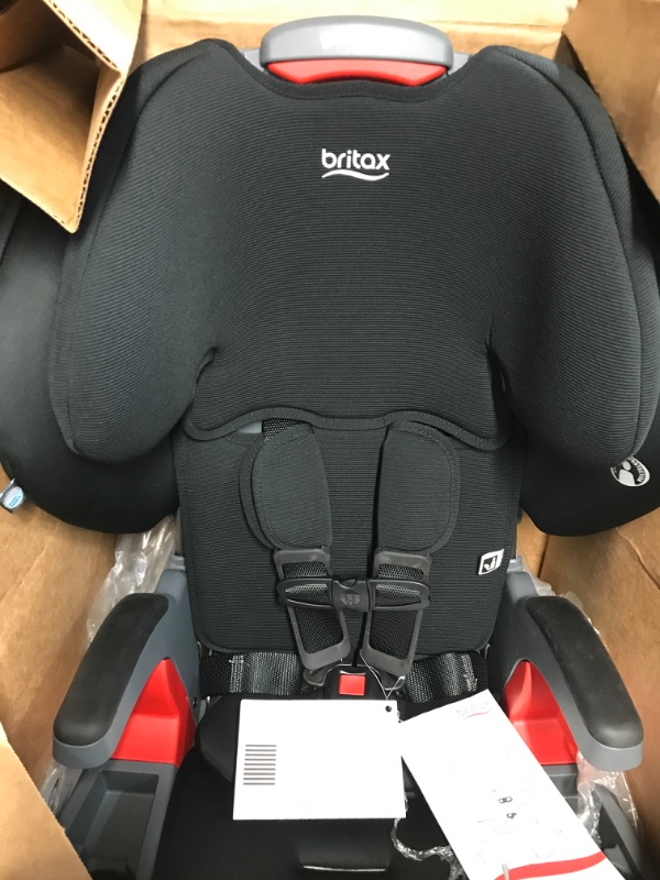 Photo 4 of Britax Grow with You ClickTight Harness-to-Booster, Black Contour SafeWash ClickTight Black Contour