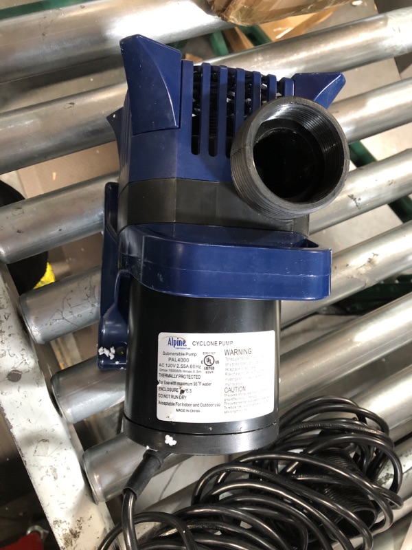 Photo 3 of *USED* Alpine Corporation 4000 GPH Cyclone Pump for Ponds, Fountains, Waterfalls, and Water Circulation