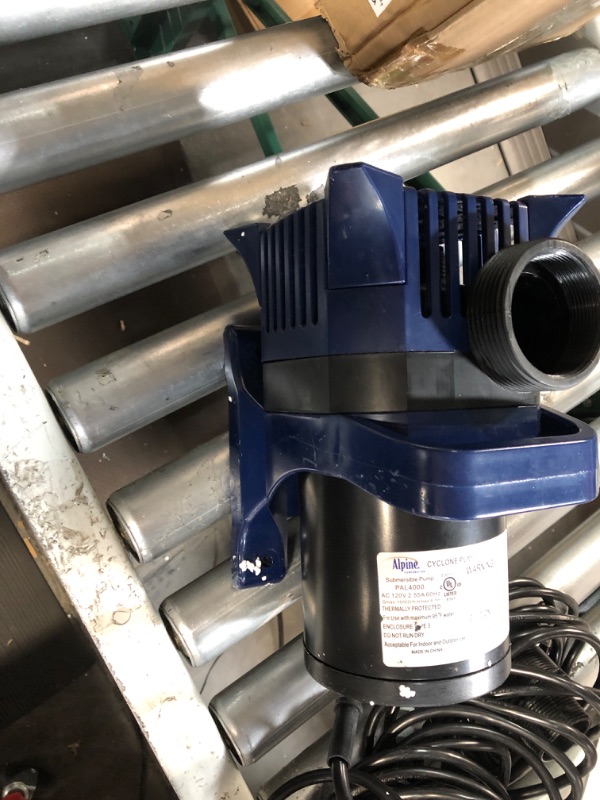 Photo 4 of *USED* Alpine Corporation 4000 GPH Cyclone Pump for Ponds, Fountains, Waterfalls, and Water Circulation