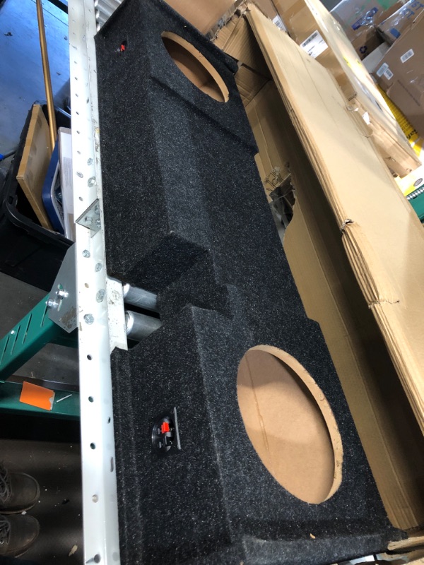 Photo 1 of DAMAGE/ SEE NOTES****
Compatible with 2009-2014 Ford F-150 Ext Super Cab Truck Harmony R104 Dual 10" Sub Box 
SPEAKERS NOT INCLUDED