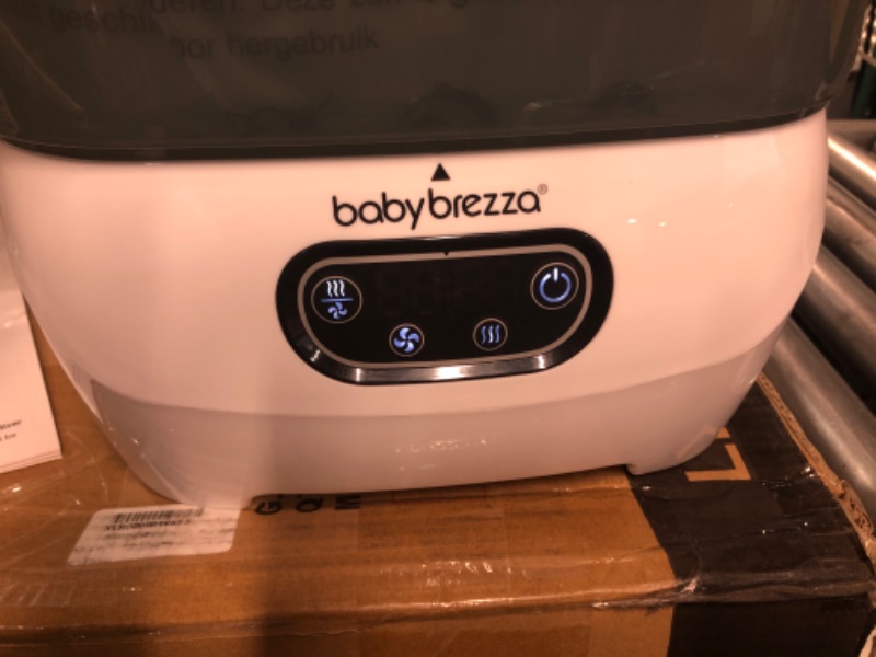 Photo 2 of Baby Brezza Baby Bottle Sterilizer and Dryer Advanced – Electric Steam Sterilization Machine – Universal Sterilizing for All Bottles: Plastic + Glass + Pacifiers + Breast Pump Parts - HEPA Filtration