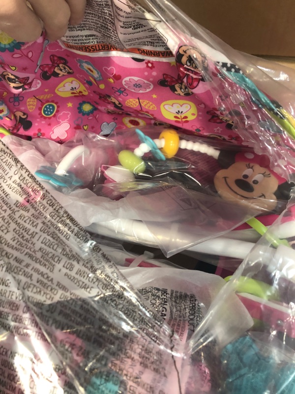 Photo 4 of Bright Starts Disney Baby MINNIE MOUSE PeekABoo Activity Jumper with Lights and Melodies, Ages 6 months +