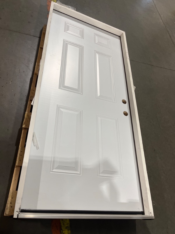 Photo 1 of  6-Panel Left-Handed Solid Core Interior Door36 " by 80" x1-3/4"//see pictures for details