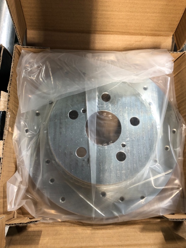 Photo 2 of DFC 631-76083R - Premium Drilled And Slotted Rear Passenger Side Brake Rotor 