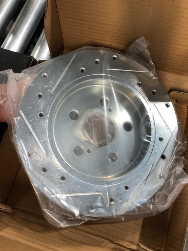 Photo 3 of DFC 631-76083R - Premium Drilled And Slotted Rear Passenger Side Brake Rotor 