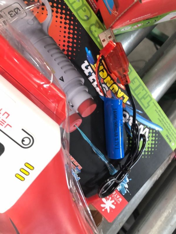 Photo 1 of 2 pack Electric Water Gun, One-Button Automatic Squirt Guns for Kids Adults Super Water Blaster for Swimming Pool Beach Party Water Toys Red