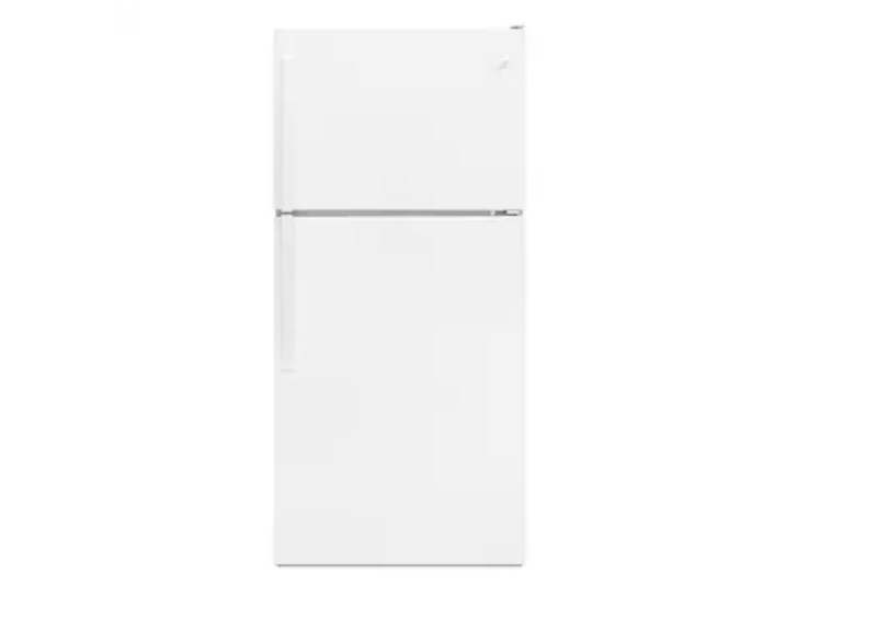 Photo 1 of Whirlpool 18.2-cu ft Top-Freezer Refrigerator (White)