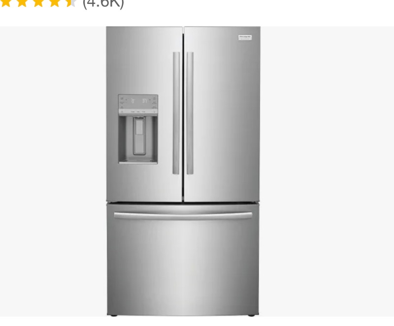 Photo 1 of Frigidaire Gallery 27.8 Cu Ft French Door Refrigerator GRFS2853AF