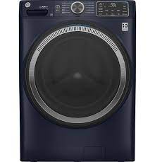 Photo 1 of GE UltraFresh Vent System 4.8-cu ft Stackable Smart Front-Load Washer (Sapphire Blue) 