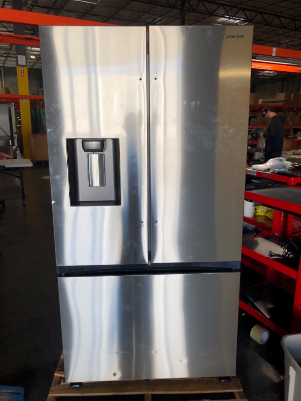 Photo 2 of 31 cu. ft. Mega Capacity 3-Door French Door Refrigerator with Four Types of Ice in Stainless Steel
