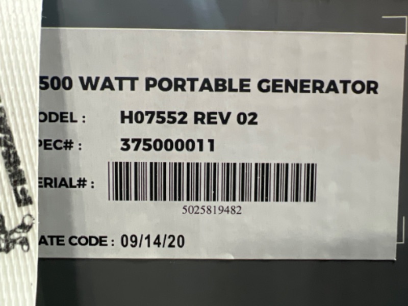 Photo 4 of Firman R-H07552 9,400 W / 7,500 W Hybrid Dual Fuel Generator