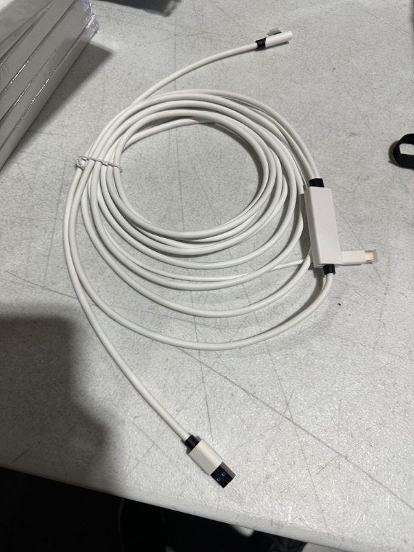 Photo 4 of VRJEUGO Compatible with Oculus Quest 2 Link Cable, 2-in-1 16FT/5m