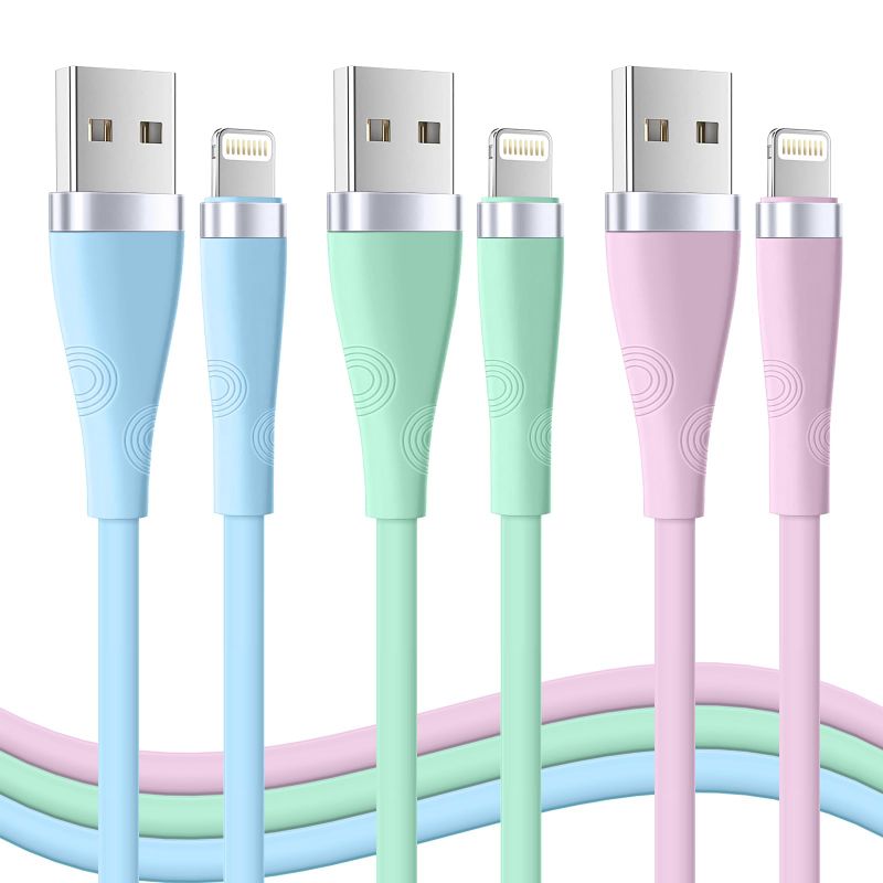 Photo 1 of iPhone Charger 6Pack 10FT [Apple Lightning Cable(Multi-Color)