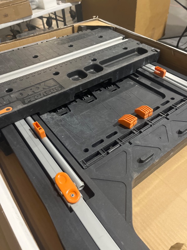 Photo 3 of [READ NOTES]
Worx Pegasus Power Share Kit: Work Support Table, 20V Brushless Drill & 20V Compact Cirular 