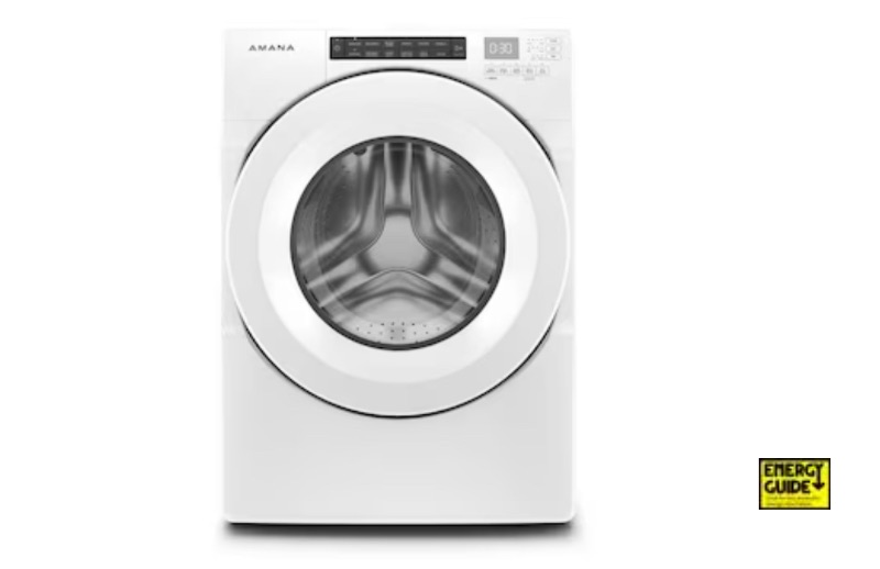 Photo 1 of Amana 4.3-cu ft High Efficiency Stackable Front-Load Washer (White) ENERGY STAR